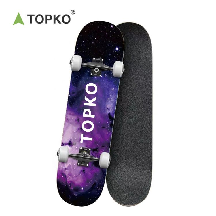 Кленовый Скейтборд TOPKO, 31 дюйм, скейтборд, стандартный скейтборд для подростков и детей