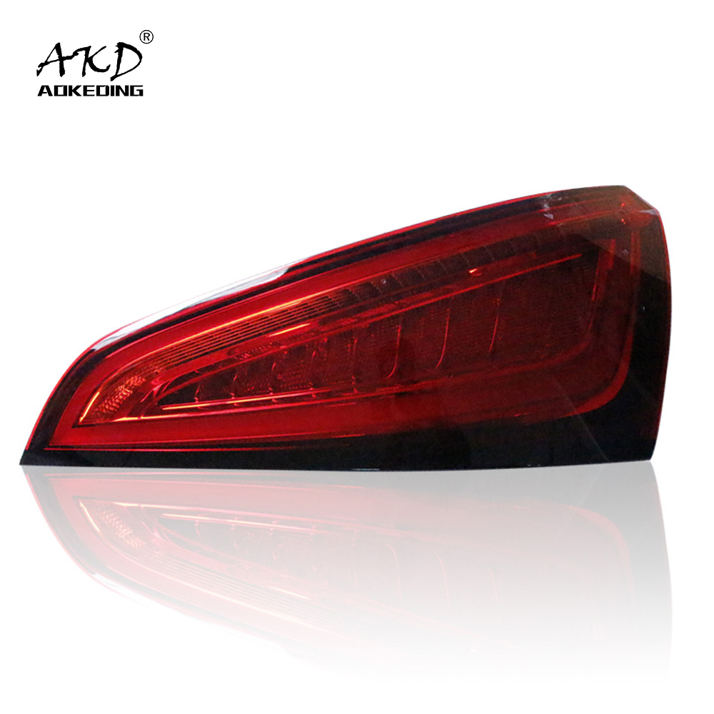 AKD Car Tail Lamp for Audi Q5 2008-2018 LED Tail Light Rear Fog Lamp LED Highlight Reversing Light Turn Signal Lamp Assembly