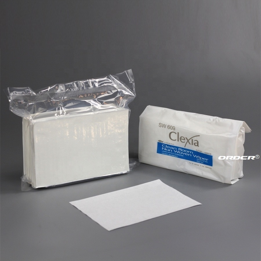 White flat sheet non woven workshop disposable wiping towels