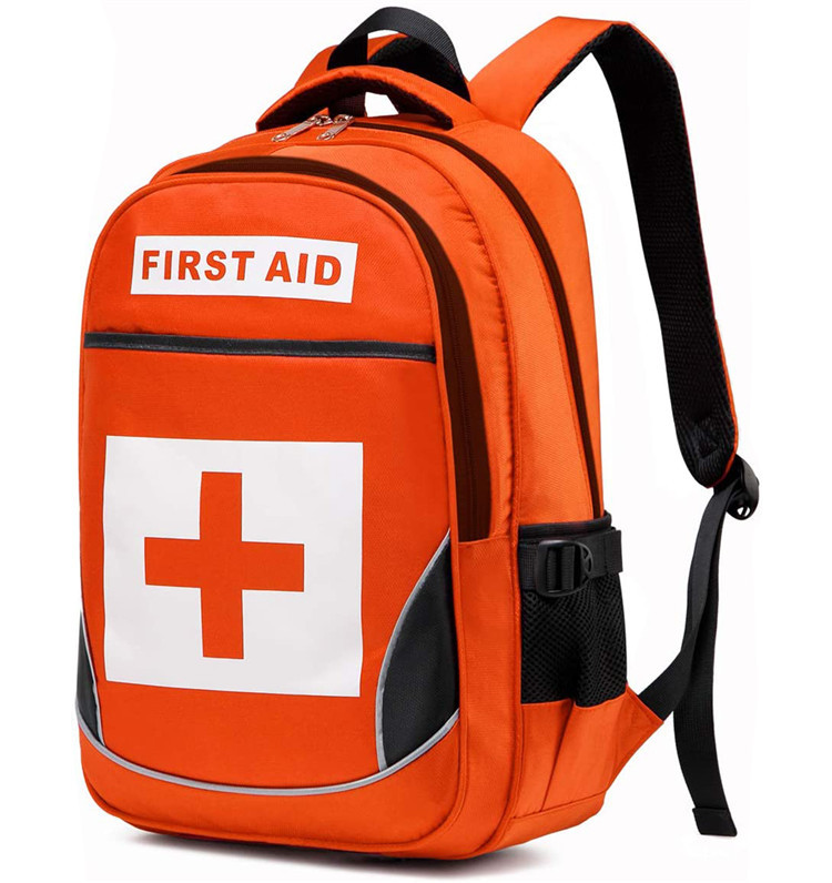 Waterproof medical first aid bag emergency treatment backpack multi-pocket first aid bag