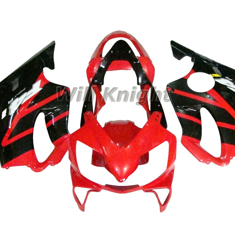Комплект обтекателей ABS для Honda CBR600 F4I 2001 2002 2003 красный черный