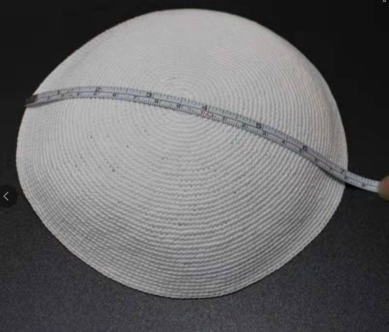 Заводская изготовленная на заказ Тонкая нить трикотажная Kippah, 100% хлопок DMC ручная вязка Kippah шляпа, DMC Kippah Yamaka Kippa Yarmulke череп
