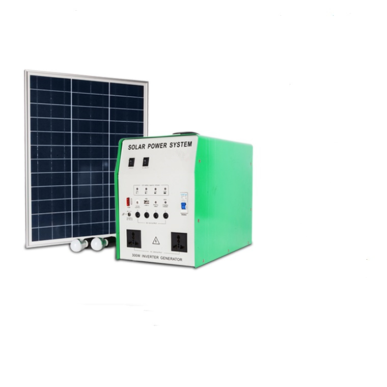 SUNGREE AC 300w Off Grid Solar Power System for Family Use CE 8 Hours for 3PCS LED Bulb Green Light with Autonomous Solar Panel