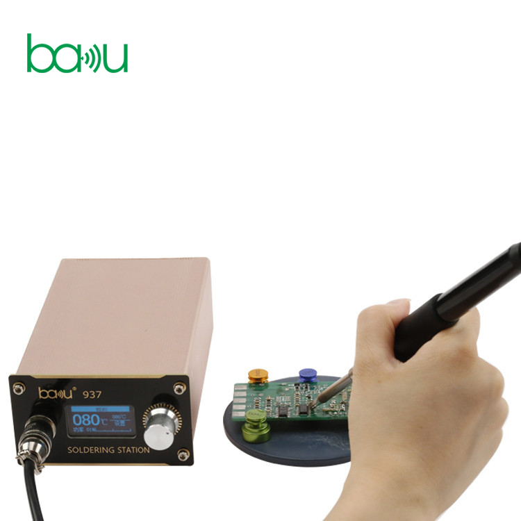 BAKU New Product mobile phone repair tools ba-937 micro mini smd hot air soldering and desoldering station iron