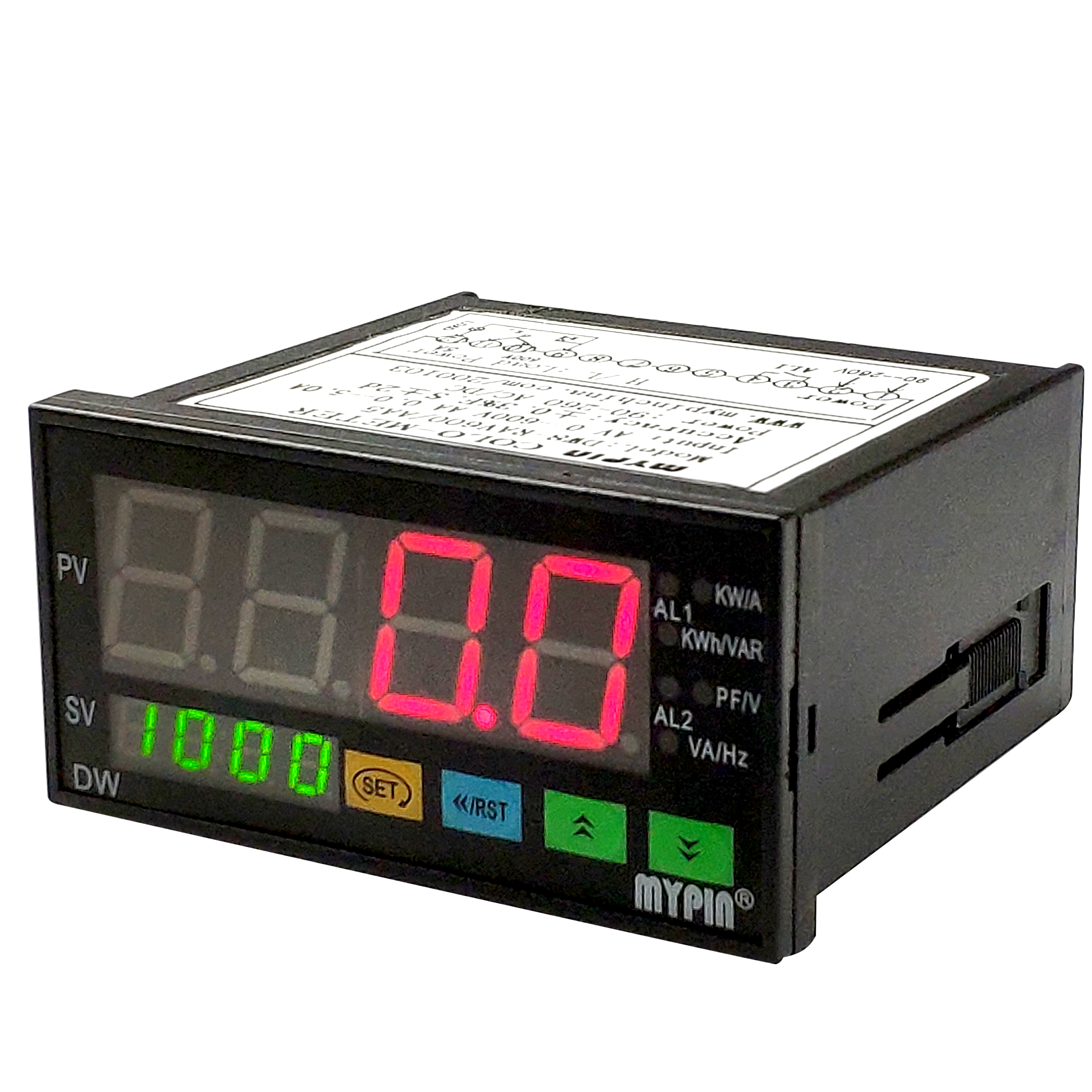 MYPIN (DW8/9-RR4-00) Коэффициент мощности светодиодный индикатор