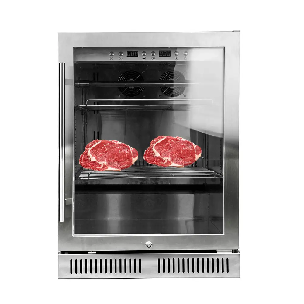 Sunnai Uv Function 125l Dry Aged Refrigerator Curing Steak Meat Beef Dry Aging Cabinet