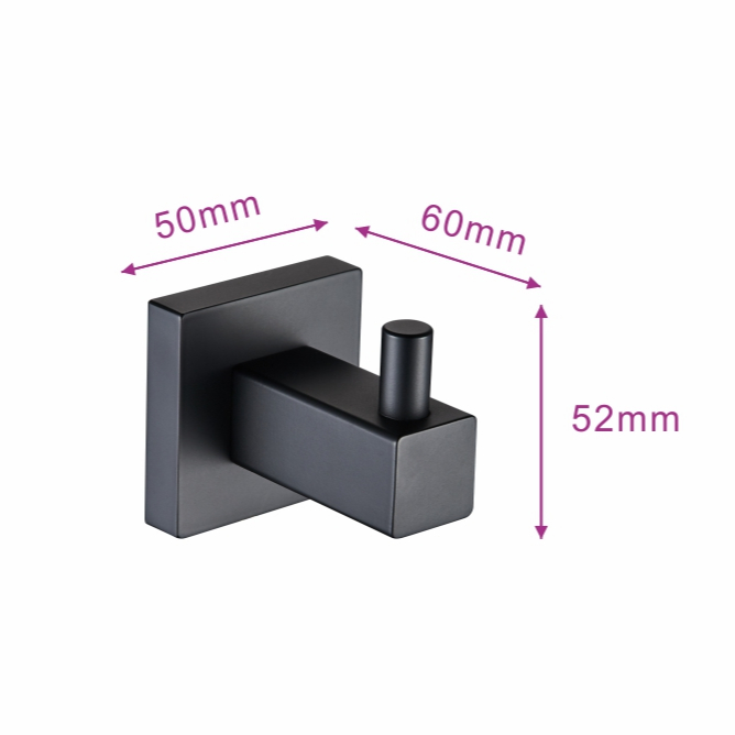 Wall Robe Hooks 304 Stainless Steel Clothes Hangers SUS304 Heavy Duty Coat Towel Hooks for Bathroom Kitchen Toilet