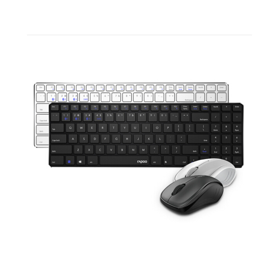 Ultra-long battery life thin and light multi-mode 2.4G wireless keyboard and mouse combination