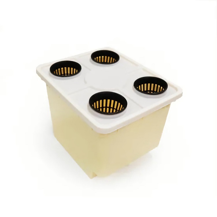 Agricultural greenhouse plant pot hydroponic dutch bucket system