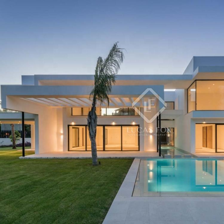 Роскошная плоская крыша Современная prefab вилла
