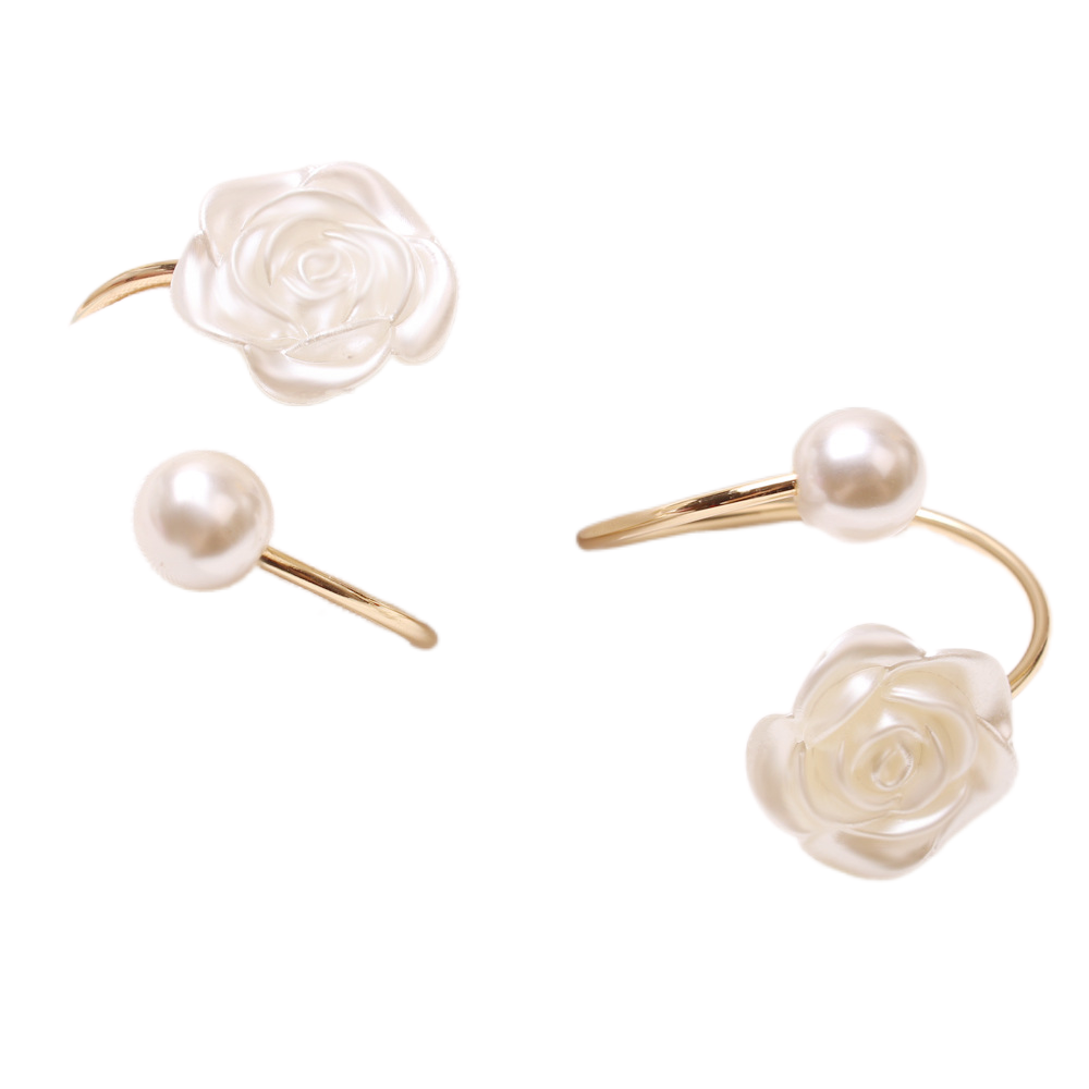 Spot wedding Pearl napkin ring rose creative round pearl napkin ring model room hotel tissue ring