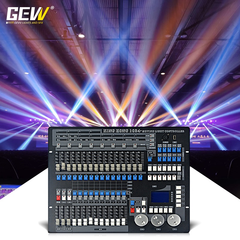 GEVV Dmx 1024 консоль освещения сцены Dmx контроллер ноутбука для свадьбы диско сцены