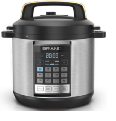ZS-PC08LH 4L,6L,8L,10L,12L с ЖК-дисплеем электрическая скороварка двойная безопасная консервированная томатная паста, консервы, томатном соусе защитный ручки с кнопкой край золотое покрытие плита