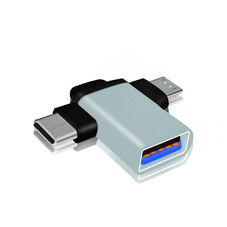 2 в 1 USB-кабель Otg адаптеры подключение флеш-накопителя клавиатуры мыши микрофона Micro USB Type-C OTG телефона Android