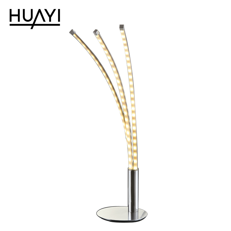 HUAYI, Прямая поставка, новый дизайн, Роскошная Современная Белая комнатная офисная Светодиодная настольная лампа для спальни