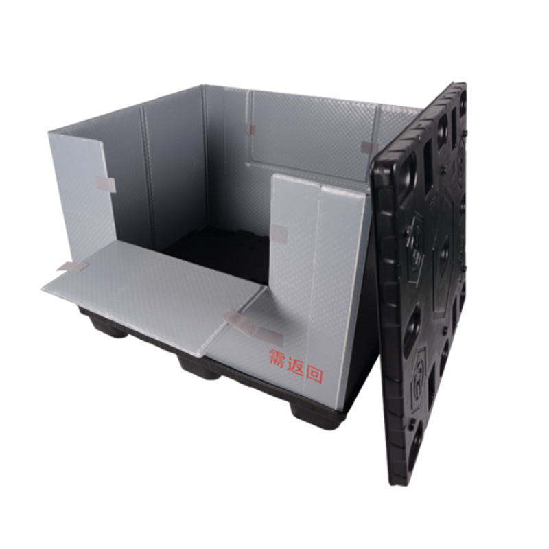 Warehouse Heavy Duty Large Pp Corrugated Pallet Industrial Plastic Foldable Sleeve Pallet Box