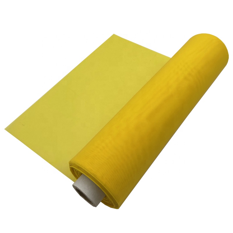 white yellow 135 150 160 180 195 200 250 300 mesh nylon polyester silk screen printing mesh for screen printing
