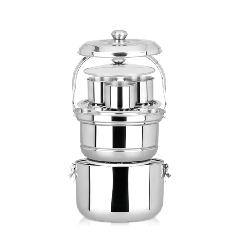 High Performance Paste Recooking Pot No Fire Reboiler Insulation Stainless Steel Thermal Cooker