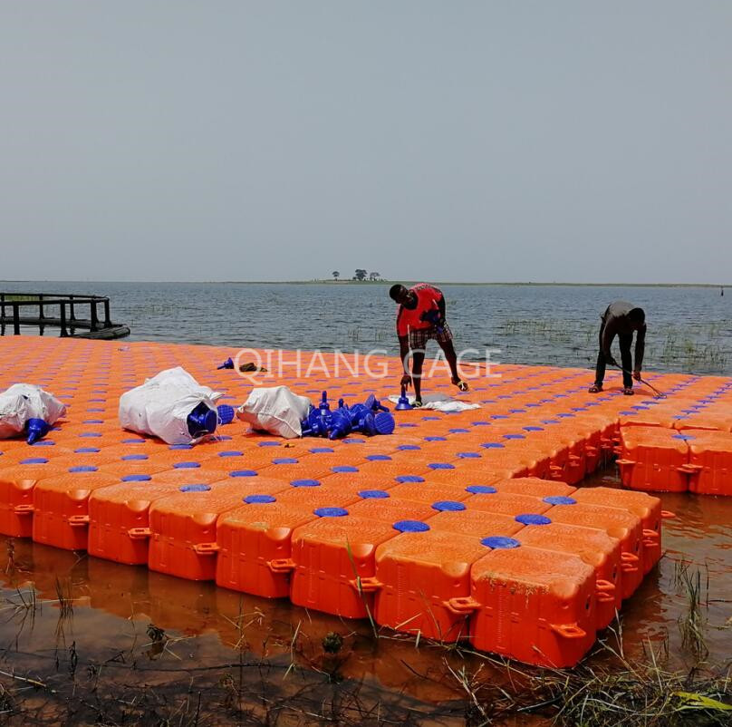Плавающий куб hdpe, понтоны на платформе