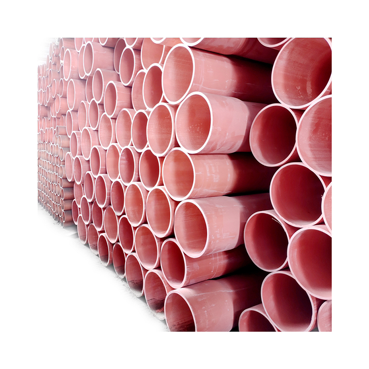 Flame-retardant plastic cable protection conduits are mostly used for high-voltage line protection on construction sites