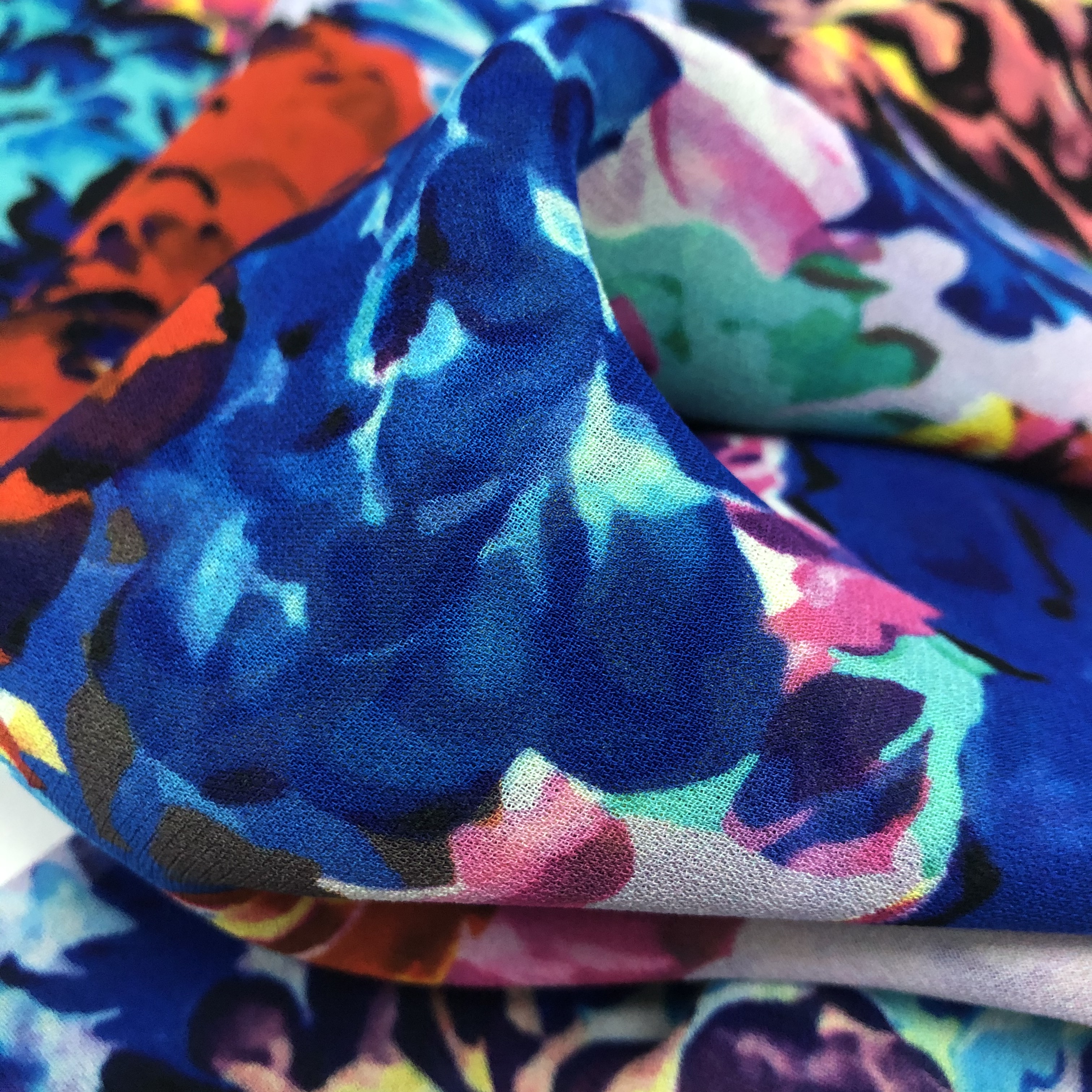 50D viscose georgette 100% viscose printed fabric