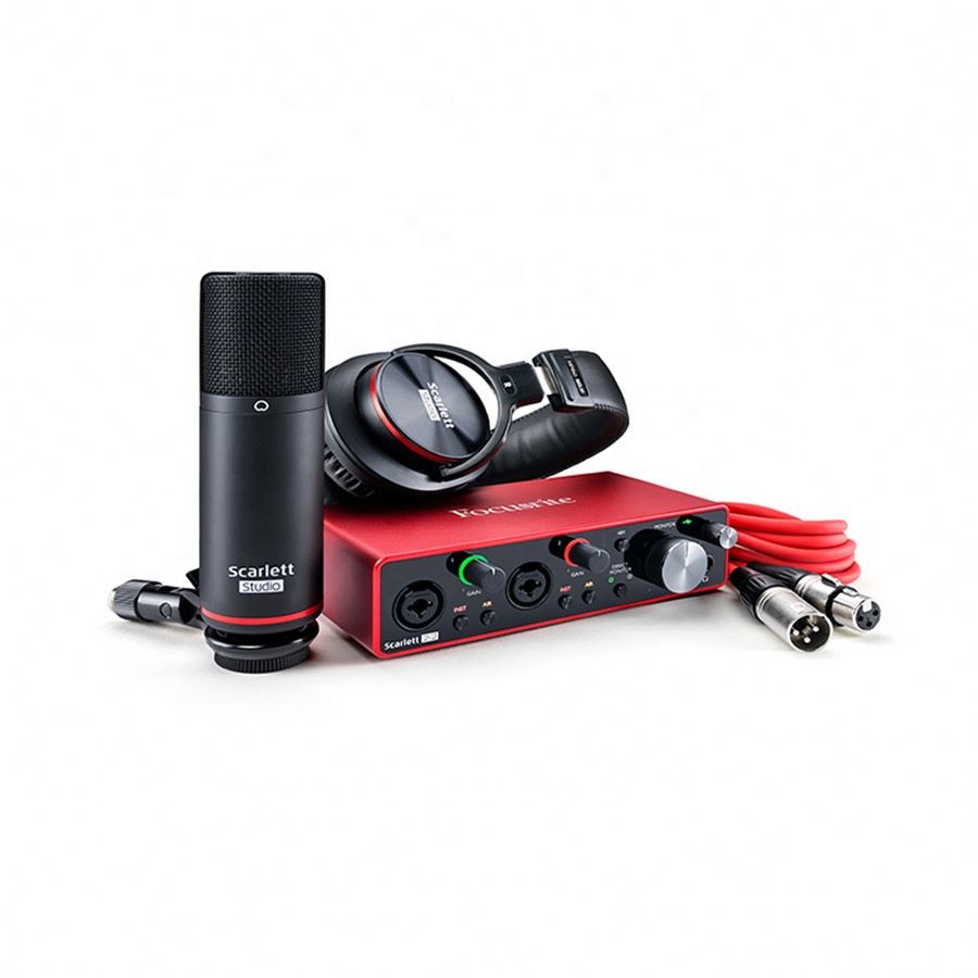 Focusrite 2I2 3Rd комплект микрофон звуковая карта Scarlett