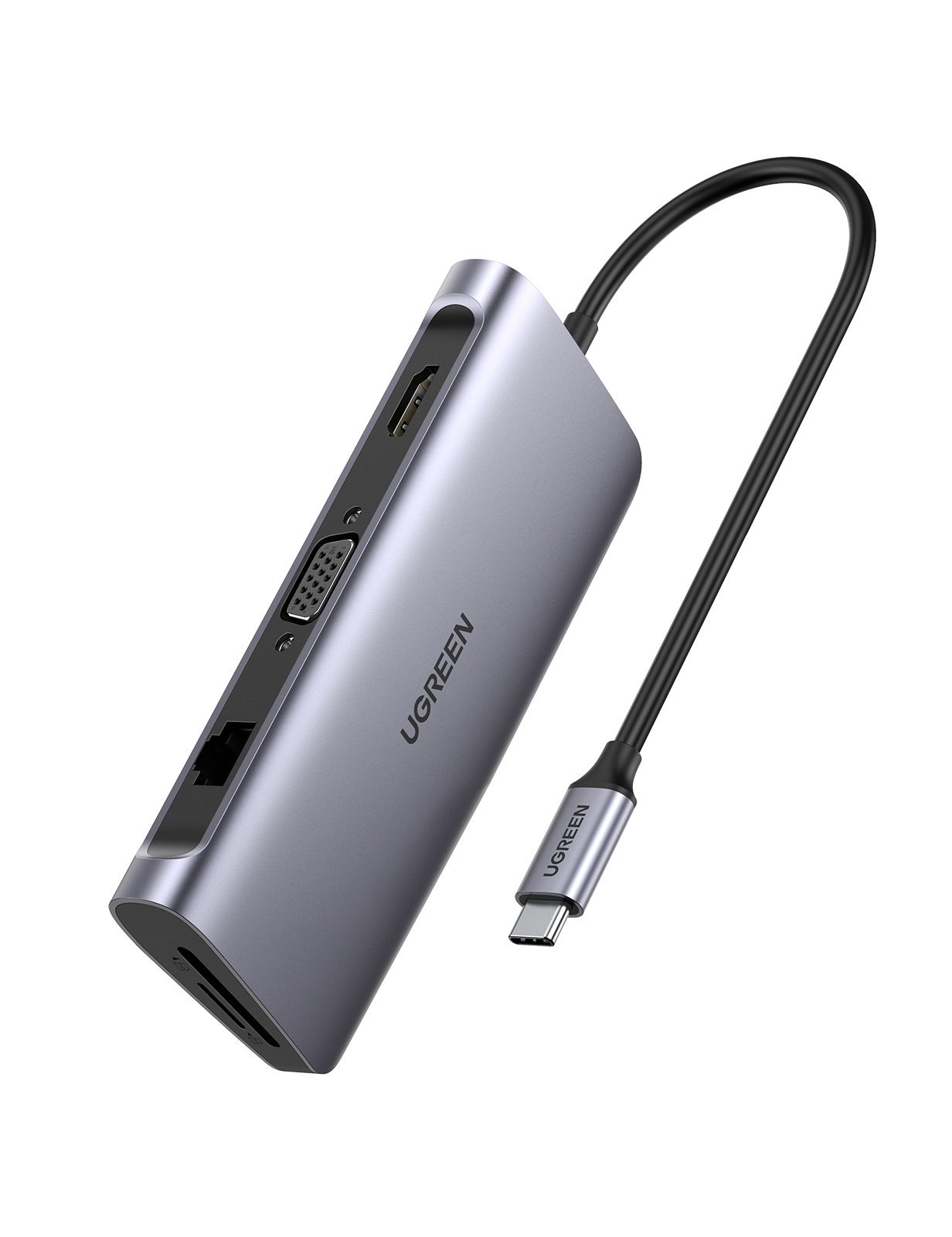 Ugreen 9 в 1 Usb C Hub Factory, оптовая продажа, многофункциональная док-станция типа C 10 в 1