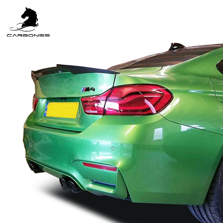 Спойлер на крышу duckbill из углеродного волокна для BMW 4 серии F33 F83 M4 2014 + V-образный задний спойлер