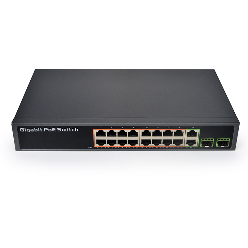 Сетевой коммутатор SDAPO PSE3216S, 250 Вт, 16 портов, подходит для 19 "стандартного шасси 1U, высокая надежность конструкции