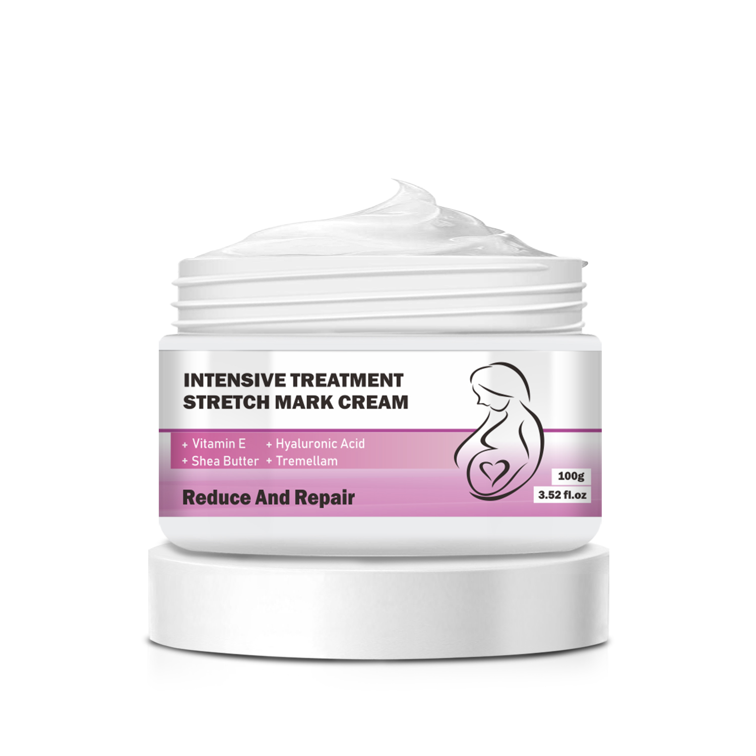 Private Label 100g Stretch Mark Cream For Women Skin Care Removal Stretch Mark Repair Skin Body Cream Skin Care Products