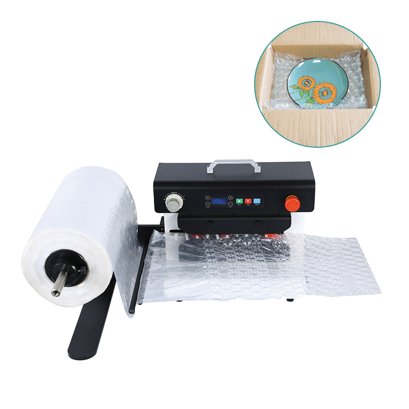 Weekly Deals Inflatable Packing Bags Roll Wrap Air Cushion Column Packaging Machine For Fruit Shop