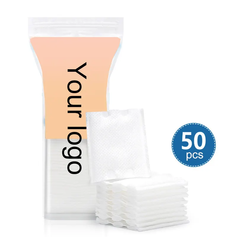 100% Pure Natural White Cotton Pads For Skin Care