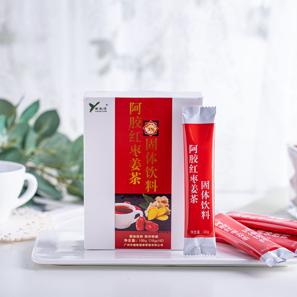 Keep in good health Healthy drink Donkey-hide gelatin, red dates and Ginger tea solid beverage