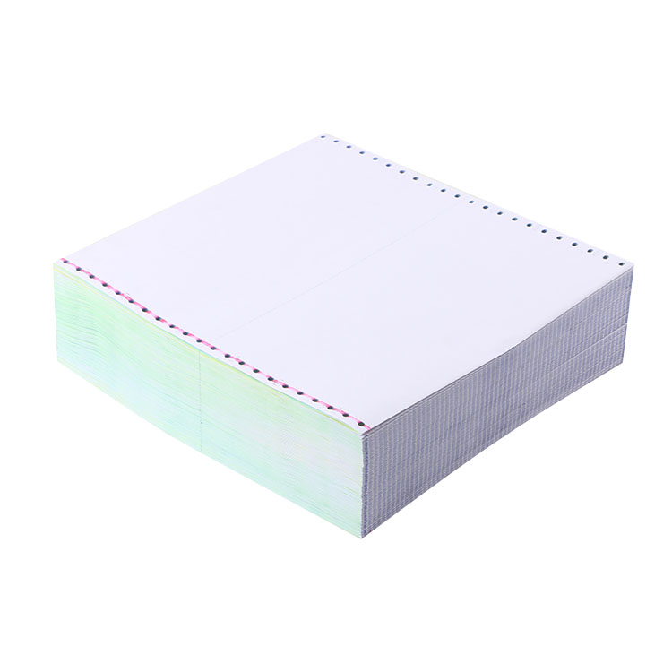 Высокое качество бумаги carbonless 2 ply 3 ply непрерывной carbonless печатная бумага для pin mailer гладкая печать