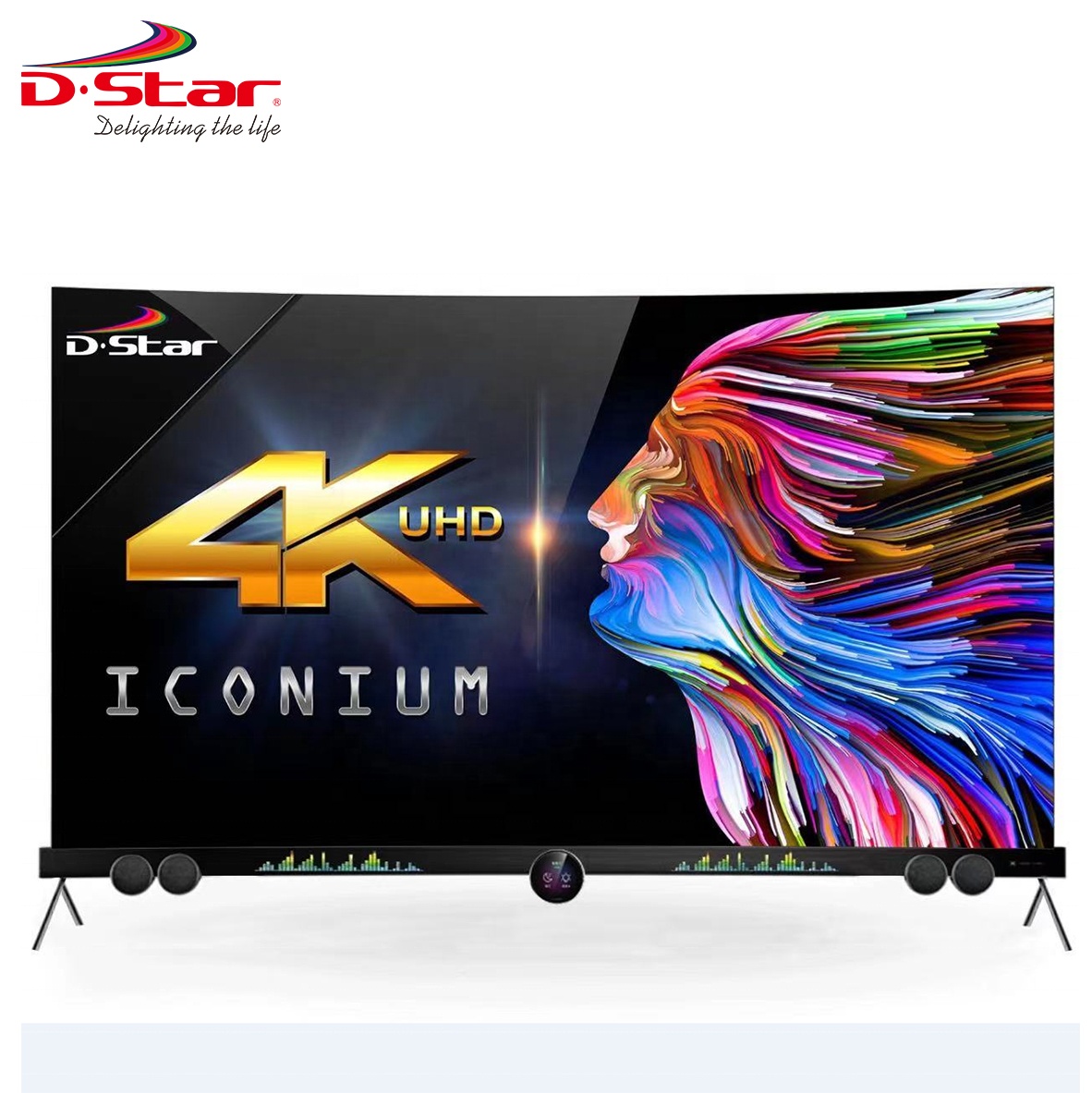 Производитель 75 дюймов 4K Crystal UHD HDR 2060P LED Smart TV телевизор 65 дюймов led tv 32 дюйма smart с Wi-Fi