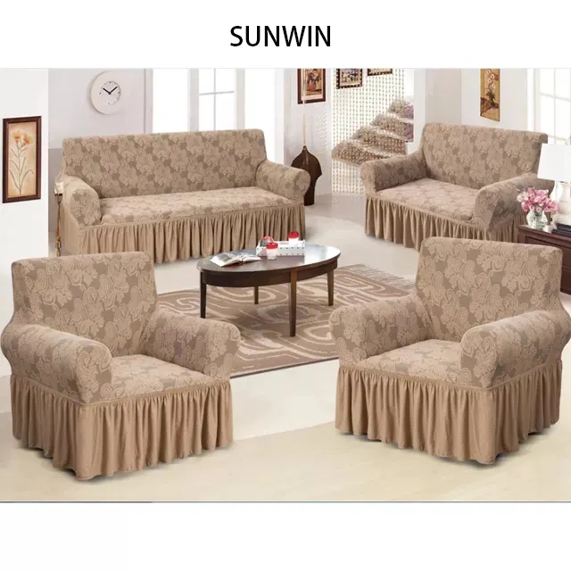 SUNWIN Новые защитные жаккардовые эластичные Чехлы для дивана Противоскользящий чехол для дивана на 3 места чехол для дивана