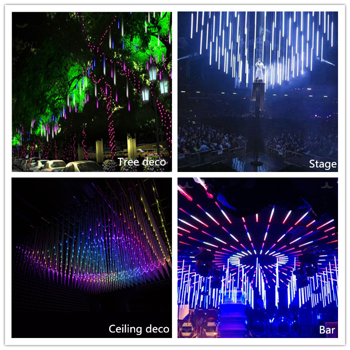 Шэньчжэнь LedColourLight 360 градусов Светодиодная падающая звезда свет DJ ночной клуб бар 3D DMX светодиодный свет Метеор