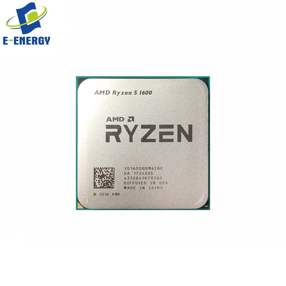 Настольных компьютеров AMD R yzen 5 1600 65 Вт AM4 YD1600BBM6IAF 6 ядерный процессор