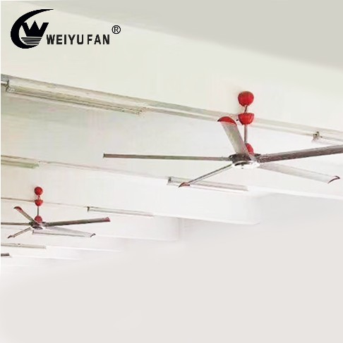 WEIYU 10-футовый большой бесщеточный вентилятор постоянного тока hvls, гигантский потолочный вентилятор для наружного использования для склада