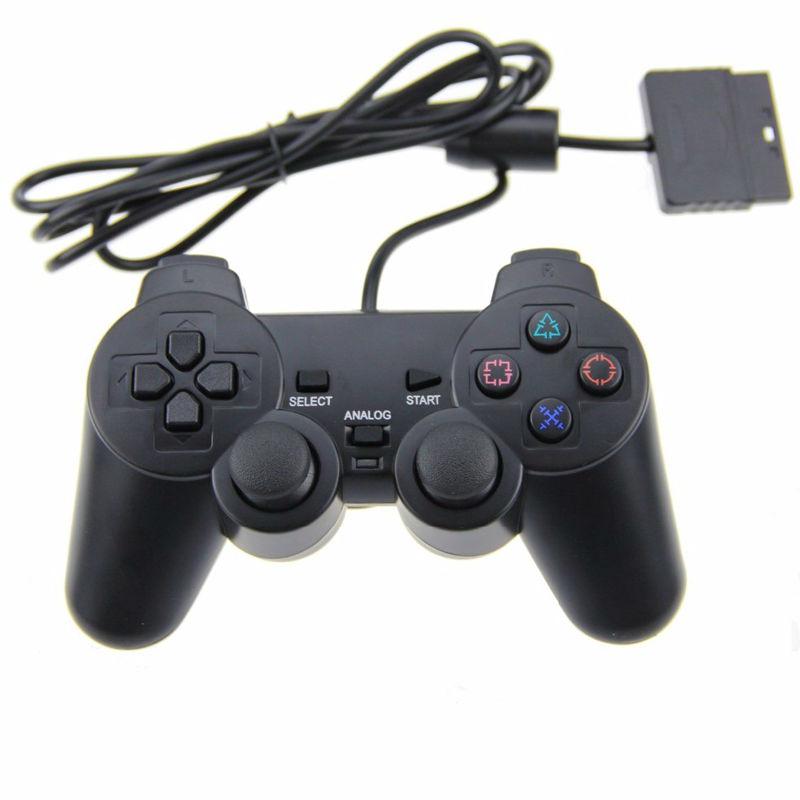 Проводной геймпад для Sony PS2 контроллер для Mando PS2/PS2 джойстик для playstation 2 виброударный джойстик проводной контроллер
