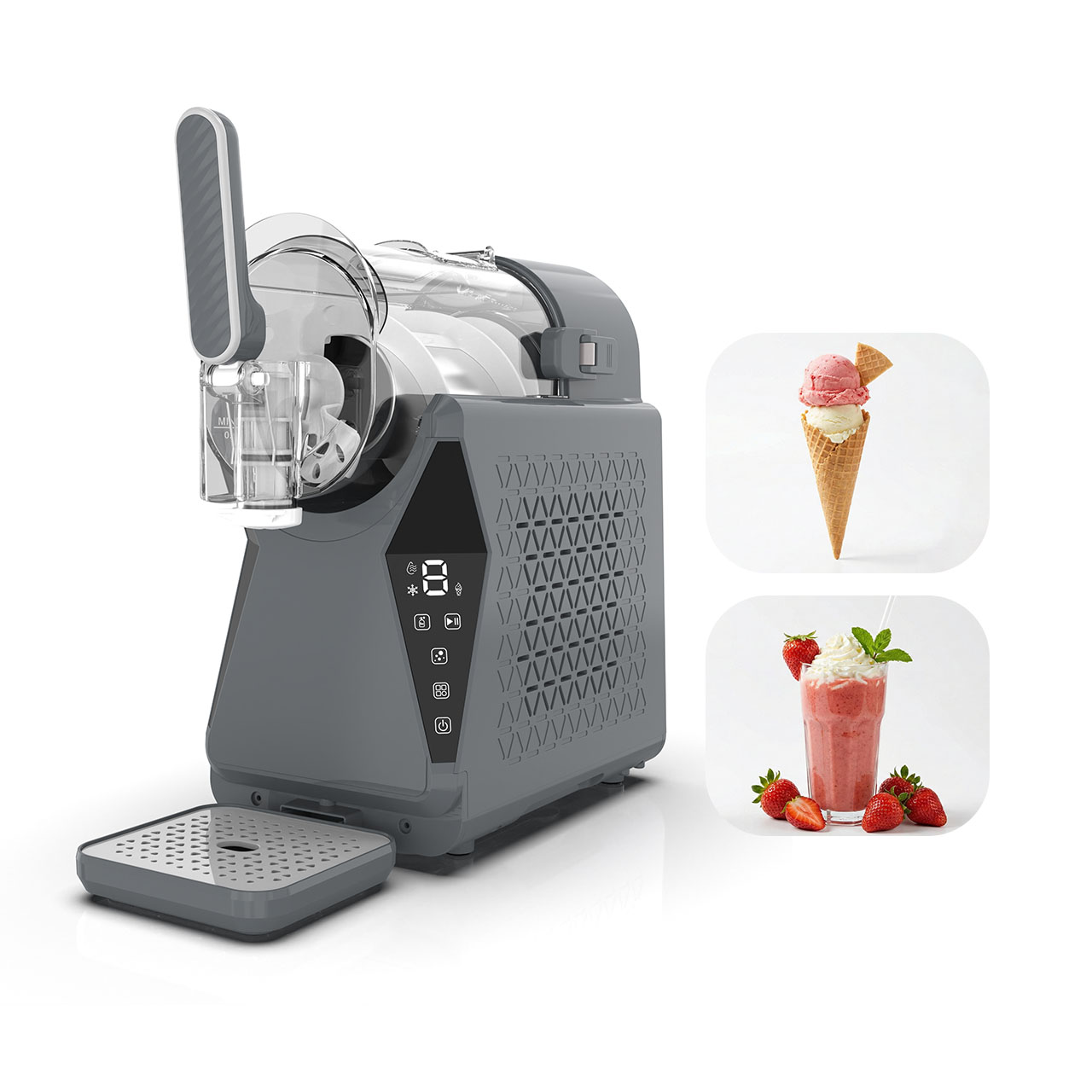 Multifunction Home Slush Maker Ice Cream Milkshake Machine Wholesale Electric Icecream Machines for Frozen Drinks