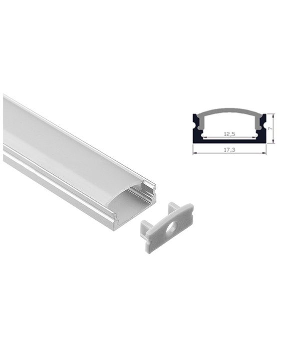 Customized Led Aluminum Profiles 1 meter 1.5 meter 2 meter 3 meter for indoor led lights