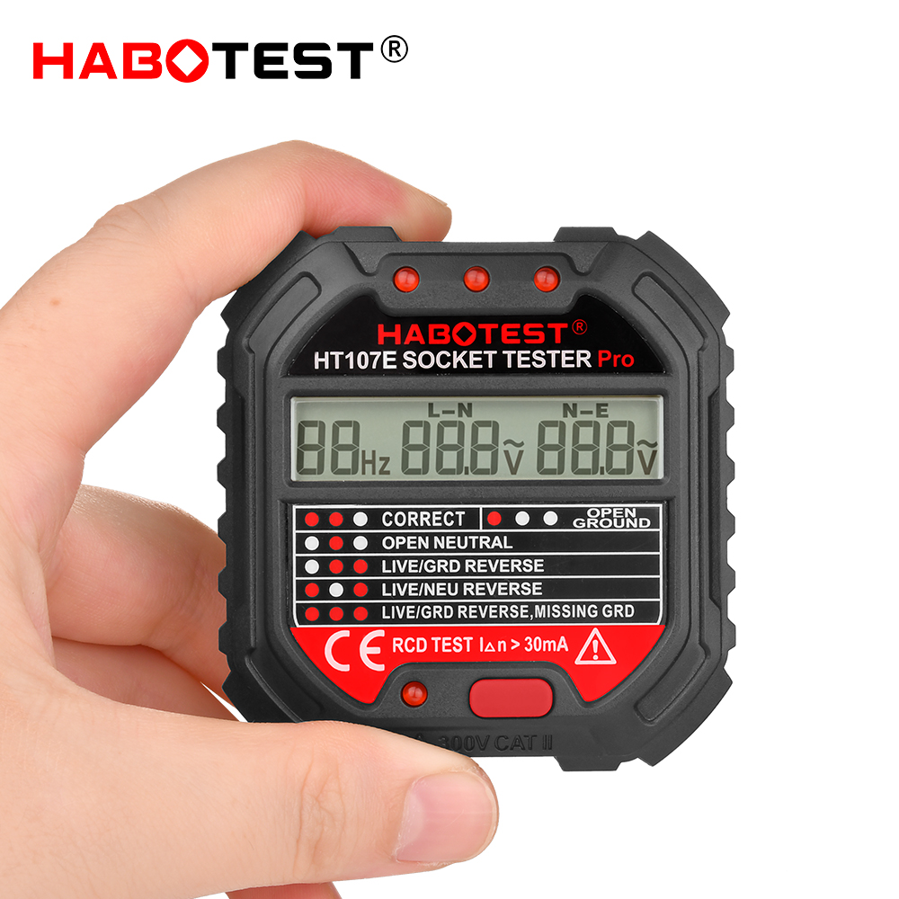 Великобритания США и Европы на гнездо typehabotest HT107E Частота питания прибор для проверки патронов с тестовый код