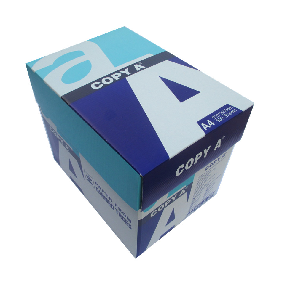 Office supply white copy paper 80gsm A4 paper ream paper 500sheets