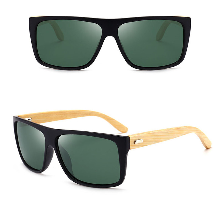 Fashion UV400 Wood Lenses Custom LOGO Sun Glasses Customize Mens Bamboo Wooden Shades Sunglasses