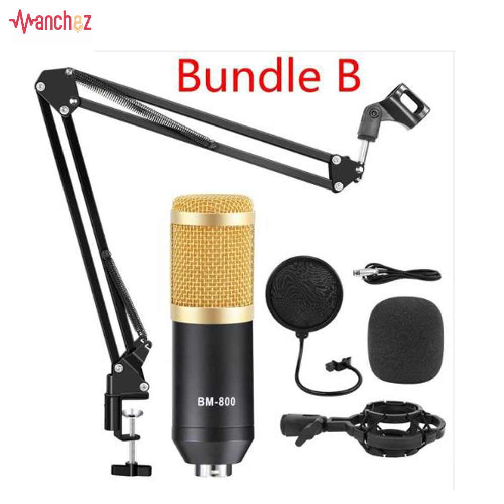 Заводская оптовая продажа, USB конденсаторный микрофон, phantom power stand set для записи, studio BM800, профессиональный конденсаторный микрофон