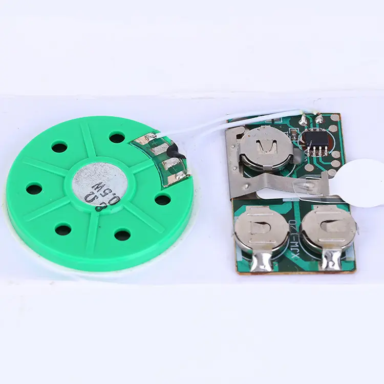 Programmable music module for greeting card diy record module sound chip