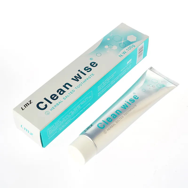 Fresh and fluoride-free ginger and sea salt flavored day and night toothpaste