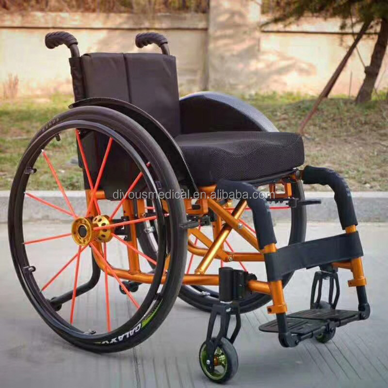 Fashion big wheel sports manual wheelchair for disabled people