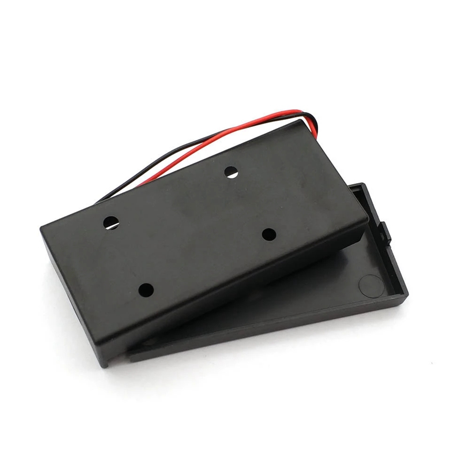 18650 Battery Storage Case 3.7V For 2x18650 Batteries Holder Box Container With 2 Slots ON/OFF Switch